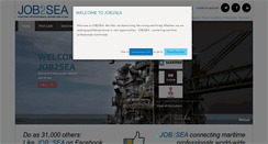 Desktop Screenshot of job2sea.com